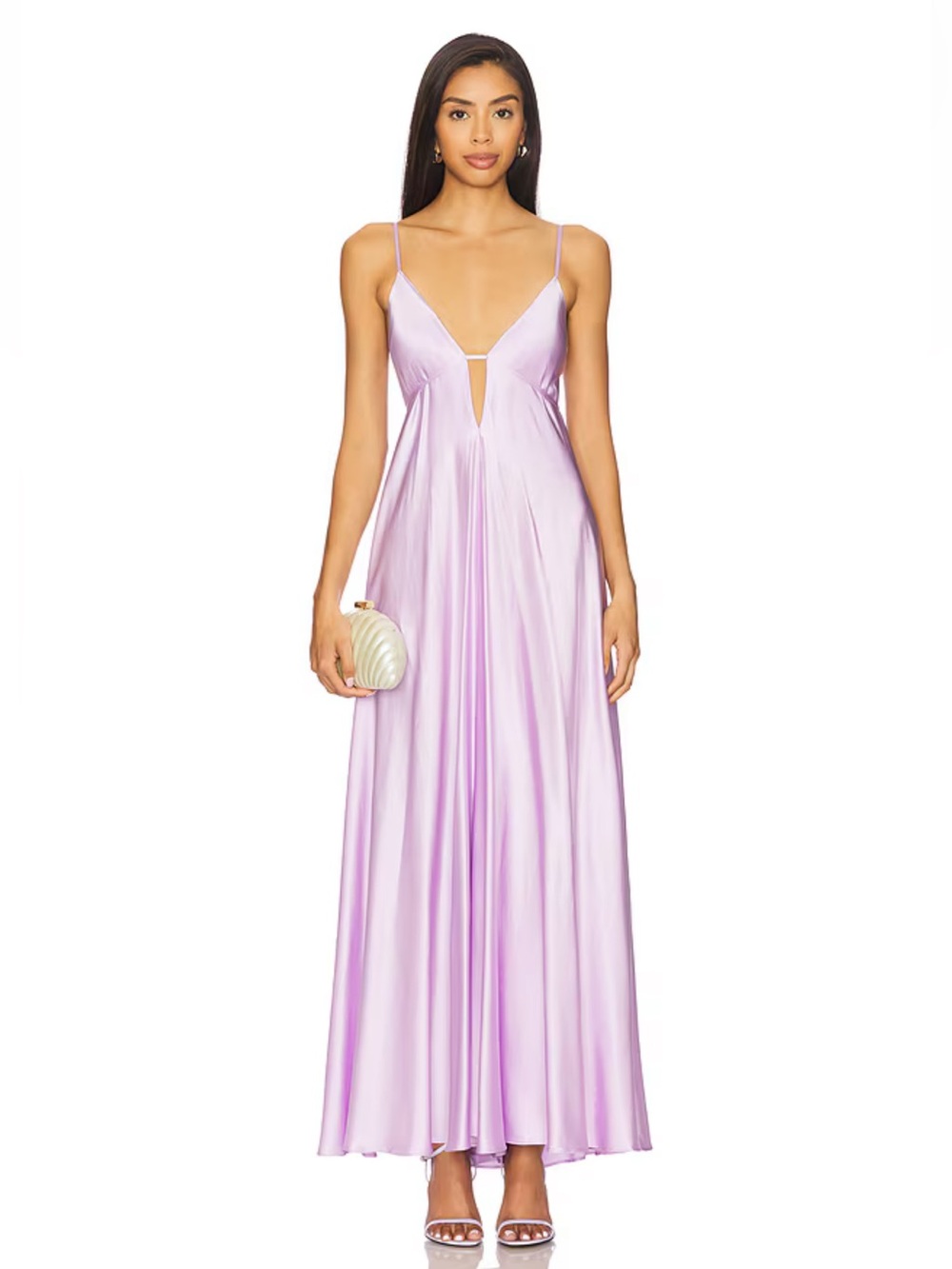 NWT!  Michael Costello x REVOLVE Willow Gown in Lilac